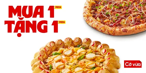 MUA 1 TẶNG 1 PIZZA (CỠ VỪA)