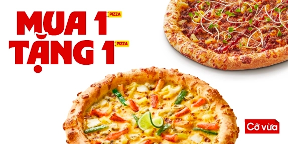 MUA 1 TẶNG 1 PIZZA (CỠ VỪA)