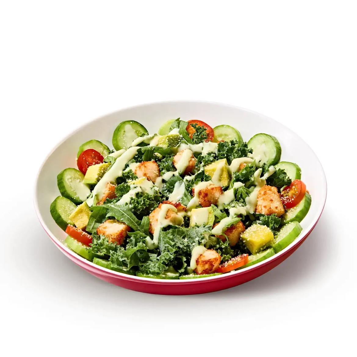 Crispy Chicken & Avocado Salad